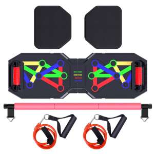 ZOCO BODY FIT GB-03 Push-up Frame, Multifunctional, Non-Slip, Multicolored 58789475 - Fitness Equipment