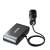 Dudao R1Pro car charger with 3 cigarette lighter sockets and 2 USB ports, black