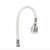 TRENDY'S Swan flexible kitchen faucet spout, white, 550mm long