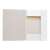 Bluering A4 document folder with table, 230g cardboard, white, open