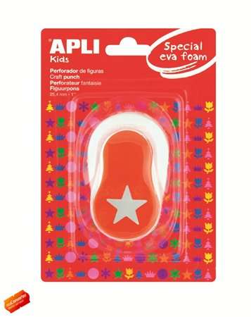 APLI Patternlock, stea, 25,4 mm, APLI Creative, portocaliu 31568516