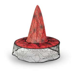 Pălărie vrăjitoare de Halloween - roșu - 38 cm 58793082 Decoratii si echipamente pentru petreceri