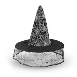Halloweeni boszorkánykalap - fekete - 38 cm 58793085 Party kellékek