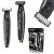 Adler AD2922 Electric Beard Trimmer and Trimmer, Lithium-ion, USB Black-Silver Shaver 58793430