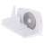 White Adler AD 4703 Electric Slicer with Stainless Steel Blade