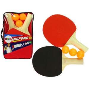 Set racheta ping-pong cu 3 bile - 25 x 15 x 2 cm 58795257 Mese tenis de masă, palete și accesorii