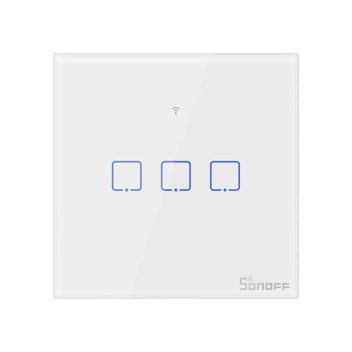 Comutator Sonoff pentru ecran tactil WiFi + T0 EU TX (3 canale) 58795931