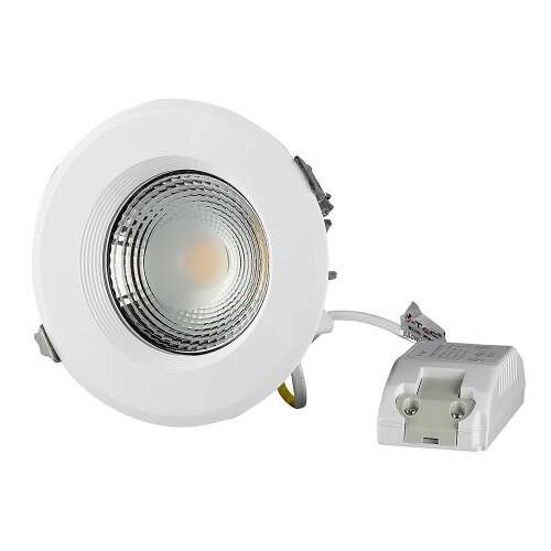 V-TAC 30W LED downlight îngropat, alb rece, alb