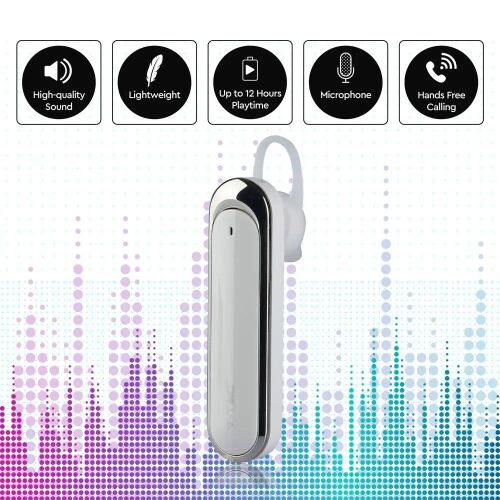 V-TAC Bluetooth fülhallgató 12 órás üzemidővel, kiváló hangminőséggel, könnyű kialakítással és kihangosító hívással. - Fülhallgató