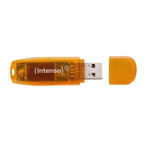 Intenso Rainbow Line 64GB USB 2.0 Narancs (3502490) (3502490) 133609223 - Memorii USB