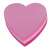 3M Post-it Heart Shaped Notes, 225 sheets, pink
