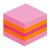 3M POSTIT Self-adhesive notepad, 51x51 mm, 400 sheets, 3M POSTIT, pink 94990757
