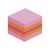 3M POSTIT Self-adhesive notepad, 51x51 mm, 400 sheets, 3M POSTIT, pink 94990757