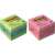 3M Post-it Notes, pink and green, 51x51 mm, 400 sheets