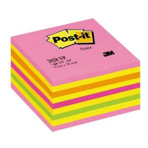 3M Post-it Notizen, 76x76 mm, 450 Blätter, Lollipop-Pink - Notizblöcke