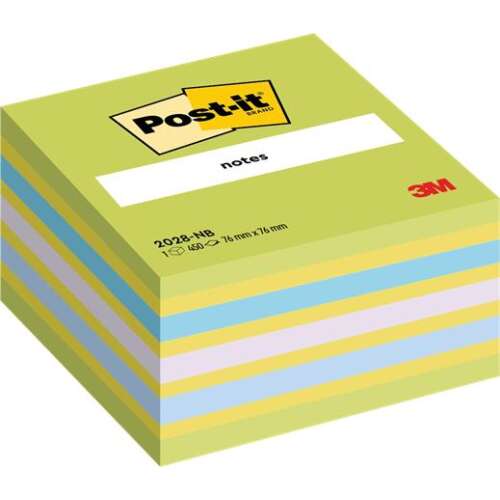3M Post-it Zitrone 76x76mm 450 Blatt selbstklebende Würfel