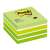 3M Post-it Notes, 76x76 mm, 450 sheets, assorted colors, green