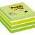 3M Post-it Notes, 76x76 mm, 450 sheets, assorted colors, green