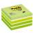 3M Post-it Notes, 76x76 mm, 450 sheets, assorted colors, green