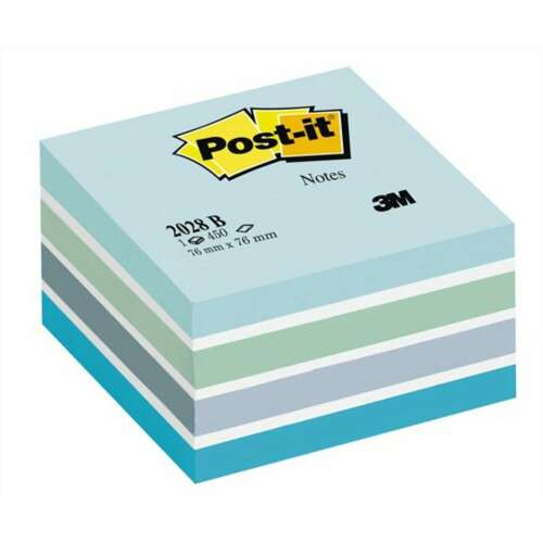 3M Post-it Notes, 76x76 mm, 450 sheets, assorted colors