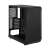 Fractal Design Focus 2 Black Solid computer case, side view showing mesh panel