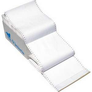 VICTORIA PAPER Leporelló, 240 mm, 12", 4 példány, oldalszámozott, VICTORIA PAPER - Leporelló nyomtatópapír