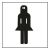 APLI Information sticker, women's toilet, APLI 31568985