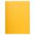Exacompta A4 sárga karton mappa, zárt, elülső nézet