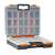 Double-sided organizer box with 32 compartments, 380 x 330 x 120 mm
