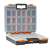 Double-sided organizer box with 32 compartments, 380 x 330 x 120 mm