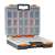 Double-sided organizer box with 32 compartments, 380 x 330 x 120 mm