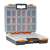 Double-sided organizer box with 32 compartments, 380 x 330 x 120 mm