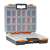 Double-sided organizer box with 32 compartments, 380 x 330 x 120 mm