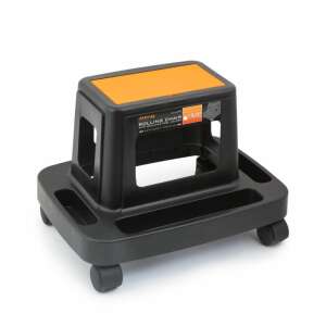 Rolling Stool with Tool Tray - Plastic - 44 x 32 x 31 cm