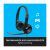 Logitech 981-000406 Fejhallgató 2.0 - H390 USB Mikrofonos, Fekete 181019541