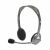 LOGITECH Headphones with microphone, LOGITECH "H110", grey 31569066