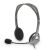 LOGITECH Headphones with microphone, LOGITECH "H110", grey 31569066