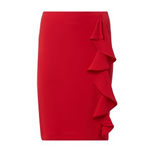 Black Label roșu, fustă cu volane pentru femei – 34 EU 130488865 - Îmbrăcăminte pentru femei