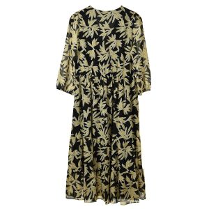 Comma rochie neagră, cu model pentru femei – 36 126940675 - Îmbrăcăminte pentru femei