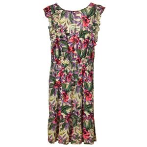 Q/S rochie de vară cu flori bej pentru femei – 36 126940649 - Îmbrăcăminte pentru femei