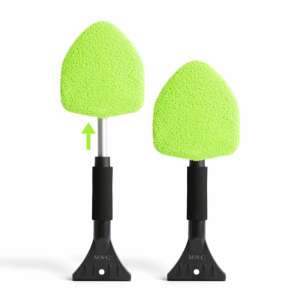 2 v 1 čistič skla do auta - stierka na paru a škrabka na ľad 58827610 - MNC