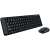 Logitech MK220 Wireless Keyboard and Mouse Combo, Black