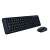 Logitech MK220 Комплект безжична клавиатура и мишка, черен