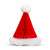 Red and white Santa hat shaped honeycomb paper Christmas decoration