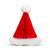 Red and white Santa hat shaped honeycomb paper Christmas decoration