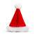 Red and white Santa hat shaped honeycomb paper Christmas decoration