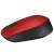 Logitech M171 Wireless Optical Mouse, Red, side view