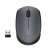 Logitech M170 Wireless Mouse, Gray, Front View with USB Receiver