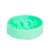 Green slow feeder bowl for dogs