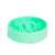 Green slow feeder bowl for dogs